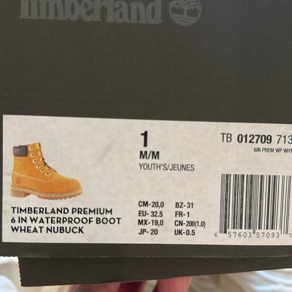 Brand new Timberland Premium 6in waterproof Boot Wheat Nubuck